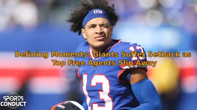 Giants Suffer Setback as Top Free Agents Slip Away