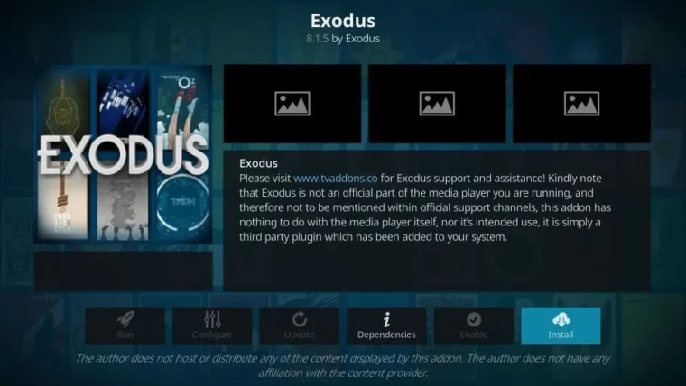Exodus Redux kodi addon