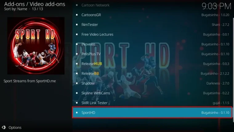 SportHD-kodi-addon
