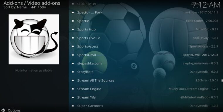 Sports Devil kodi addon